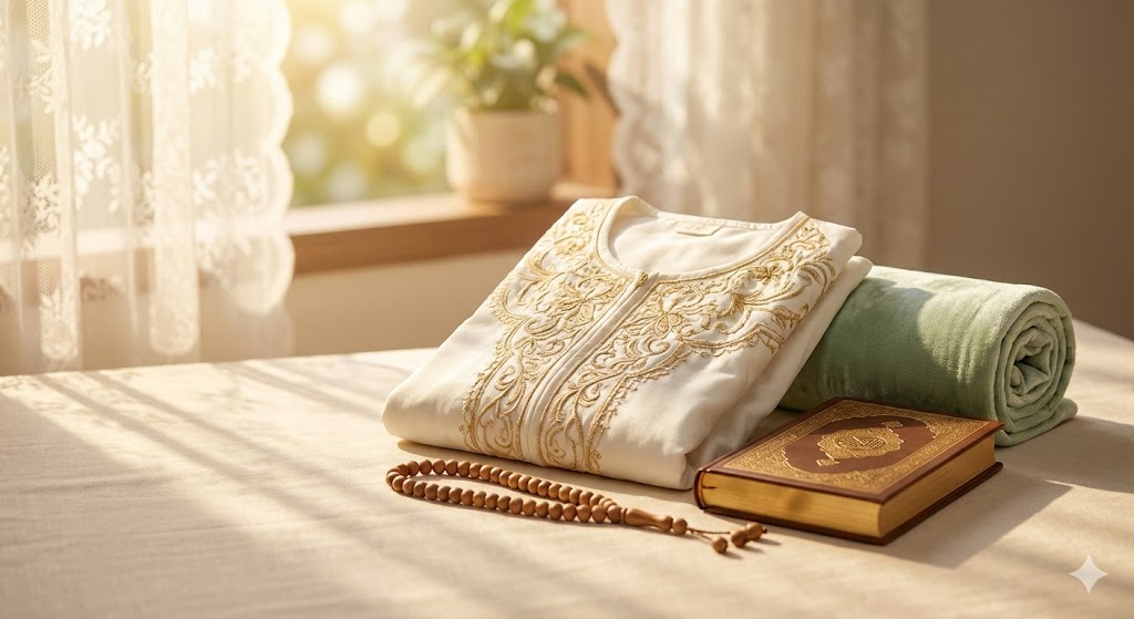 et perlengkapan ibadah untuk seserahan pernikahan adat sunda