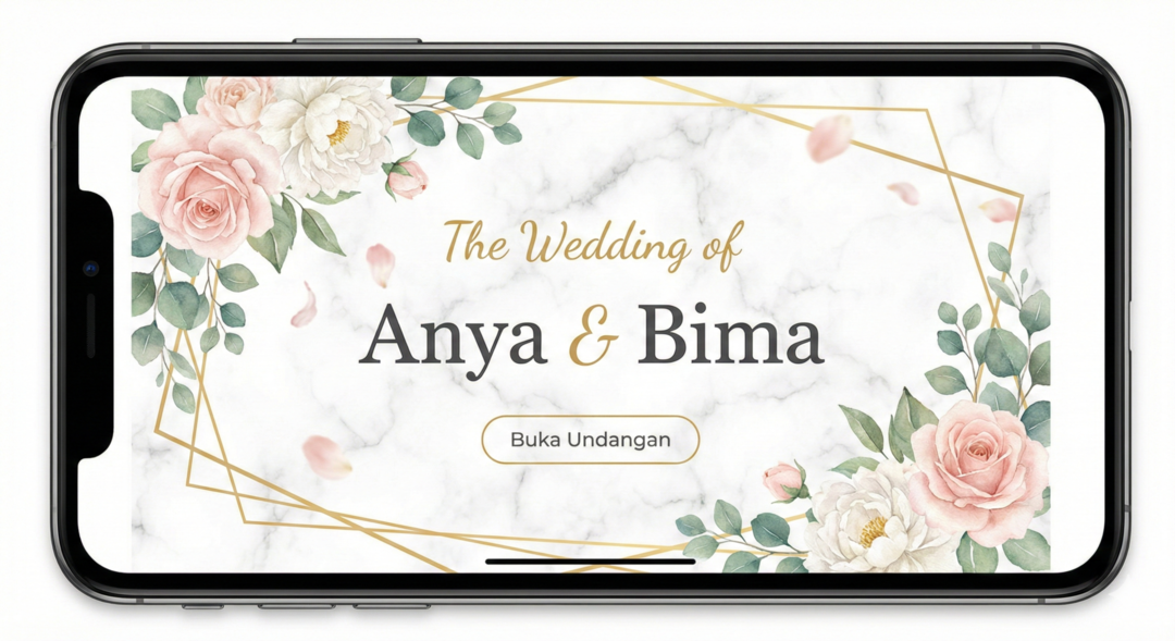 10 Ide Undangan Digital Elegan yang Bikin Tamu Betah dan Anti Hapus Chat